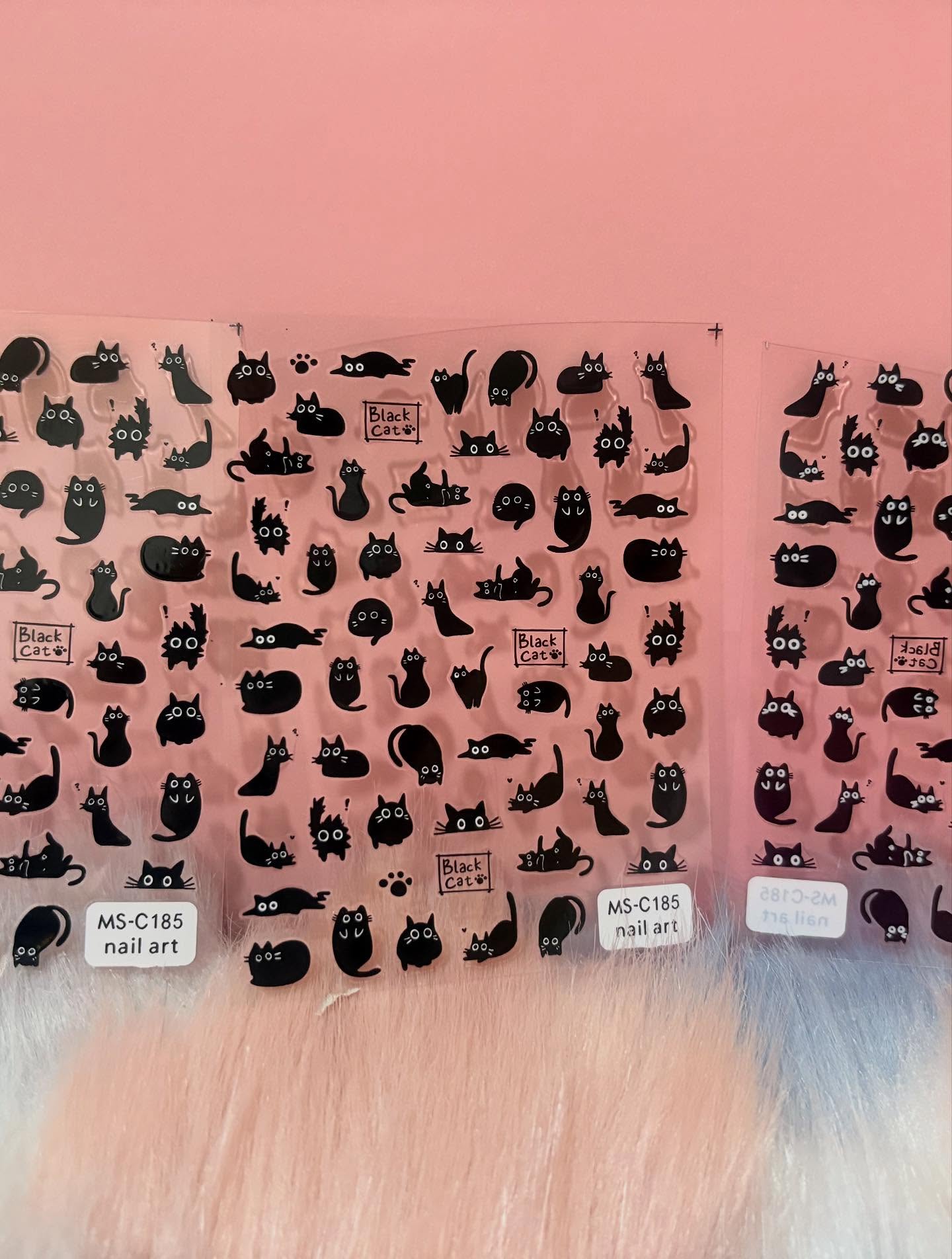 1759794905220 Adhesivos uñas gatos negros - Imagen 1
