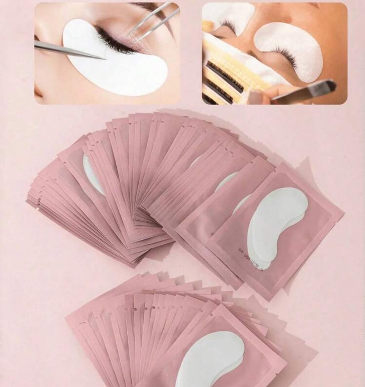 2H3B4XK0417111397.jpeg Parches de gel para pestañas pack 50 pares - Imagen 1