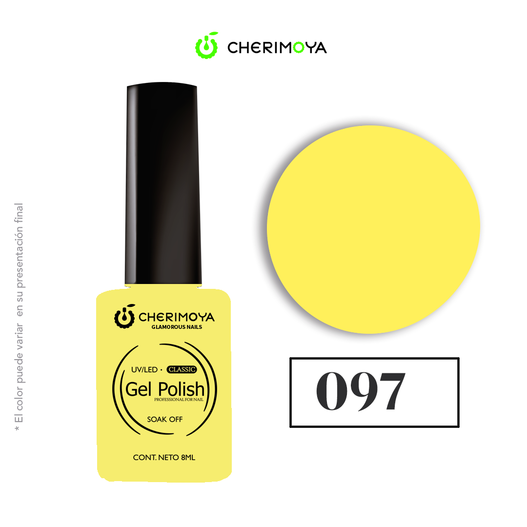 7805250220979.png Esmalte permanente 8 ml color 097 Cherimoya - Imagen 1
