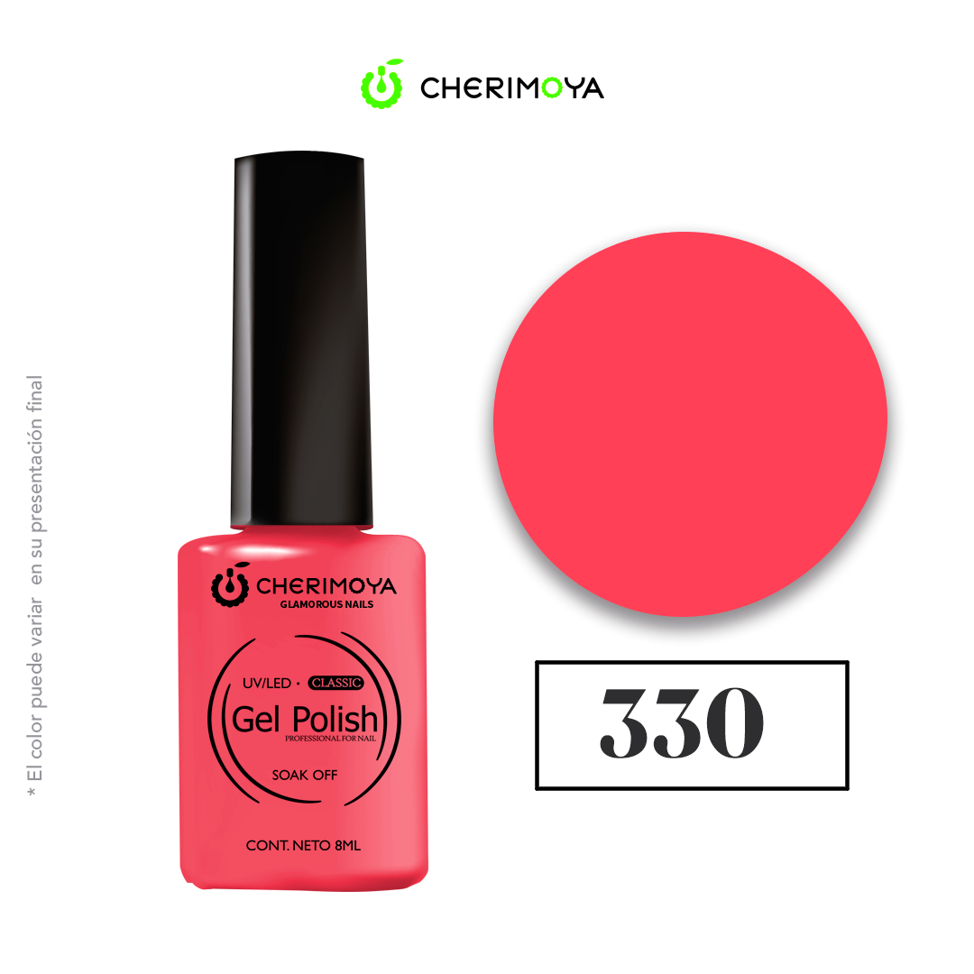 7805250223307.png Esmalte permanente 8 ml color 330 Cherimoya - Imagen 1
