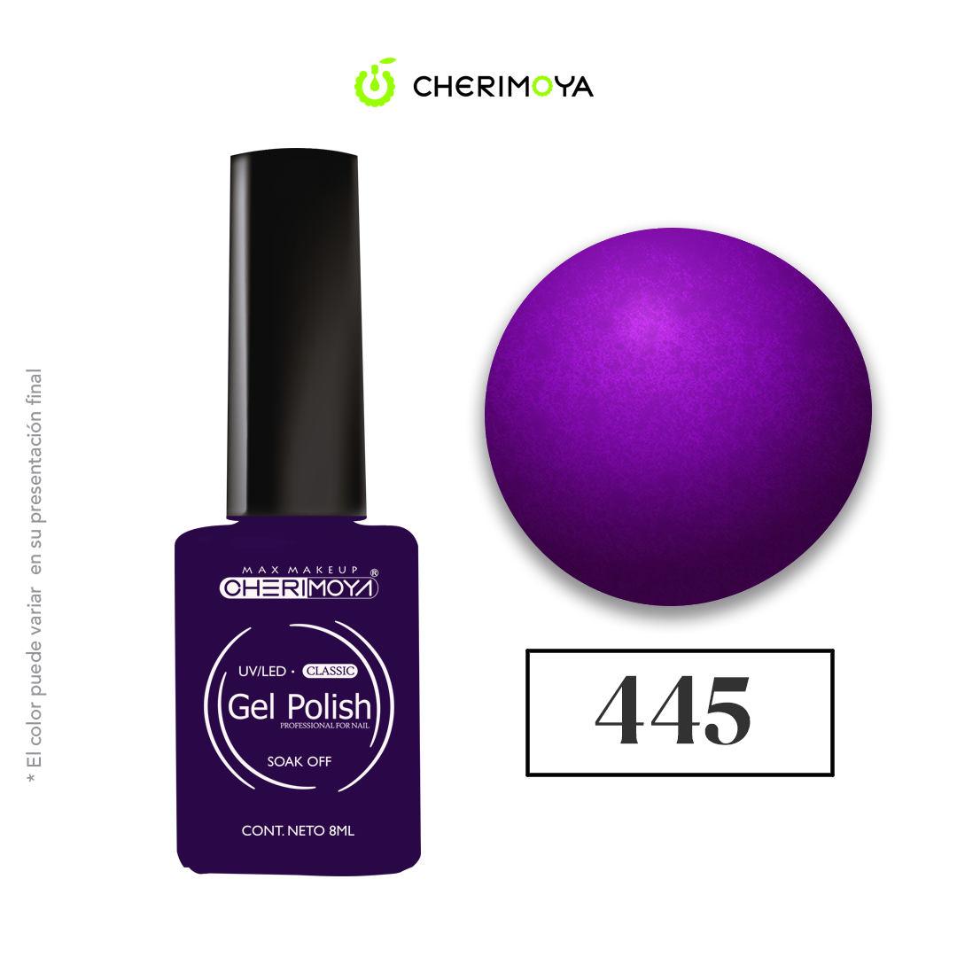 7805250224458.png Esmalte permanente 8 ml color 445 Cherimoya - Imagen 1