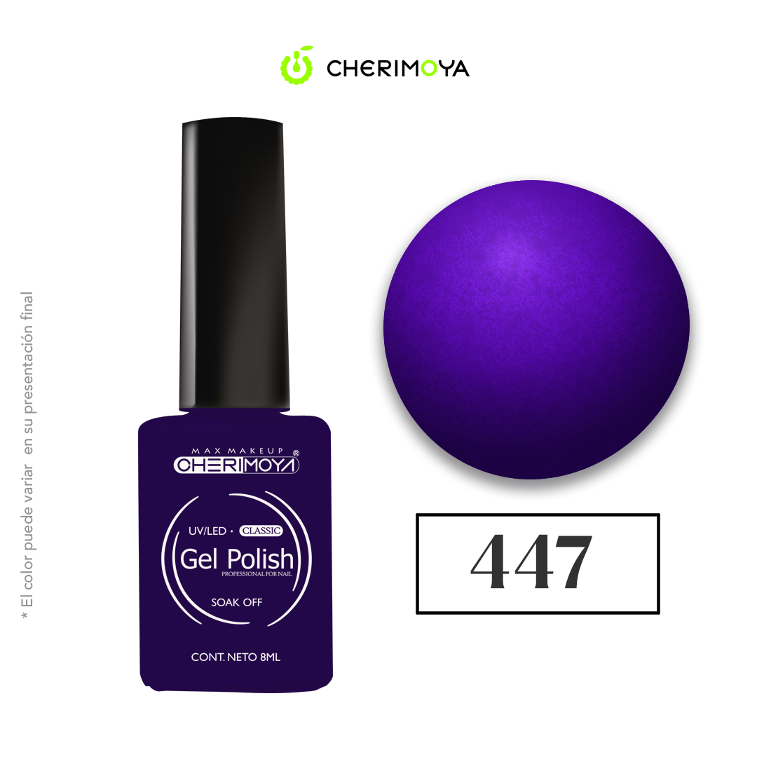 7805250224472.png Esmalte permanente 8 ml color 447 Cherimoya - Imagen 1