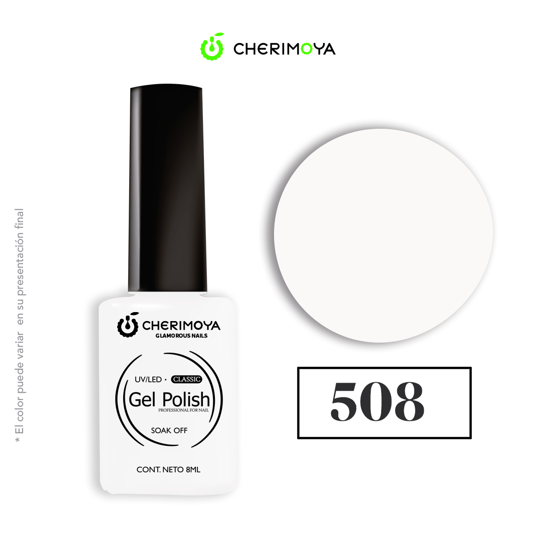 7805250225080.png Esmalte permanente 8 ml color 508 Cherimoya - Imagen 1
