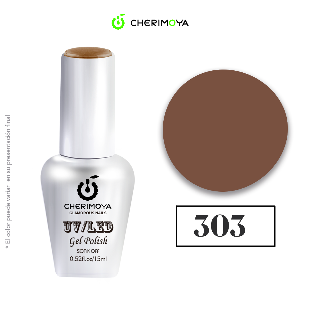 7805250353035.png Esmalte permanente 15 ml color 303 Cherimoya - Imagen 1
