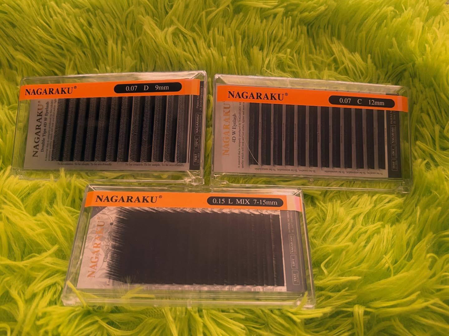 Extensiones de pestañas Nagaraku D 9mm - Imagen 1